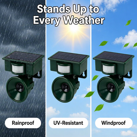 Corvidex - Solarbetriebenes tierschonendes Vogelabwehrgerät