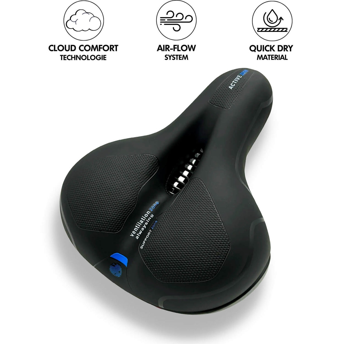 Ventyx - Ergonomischer, stoßabsorbierender Ersatz-Fahrradsattel