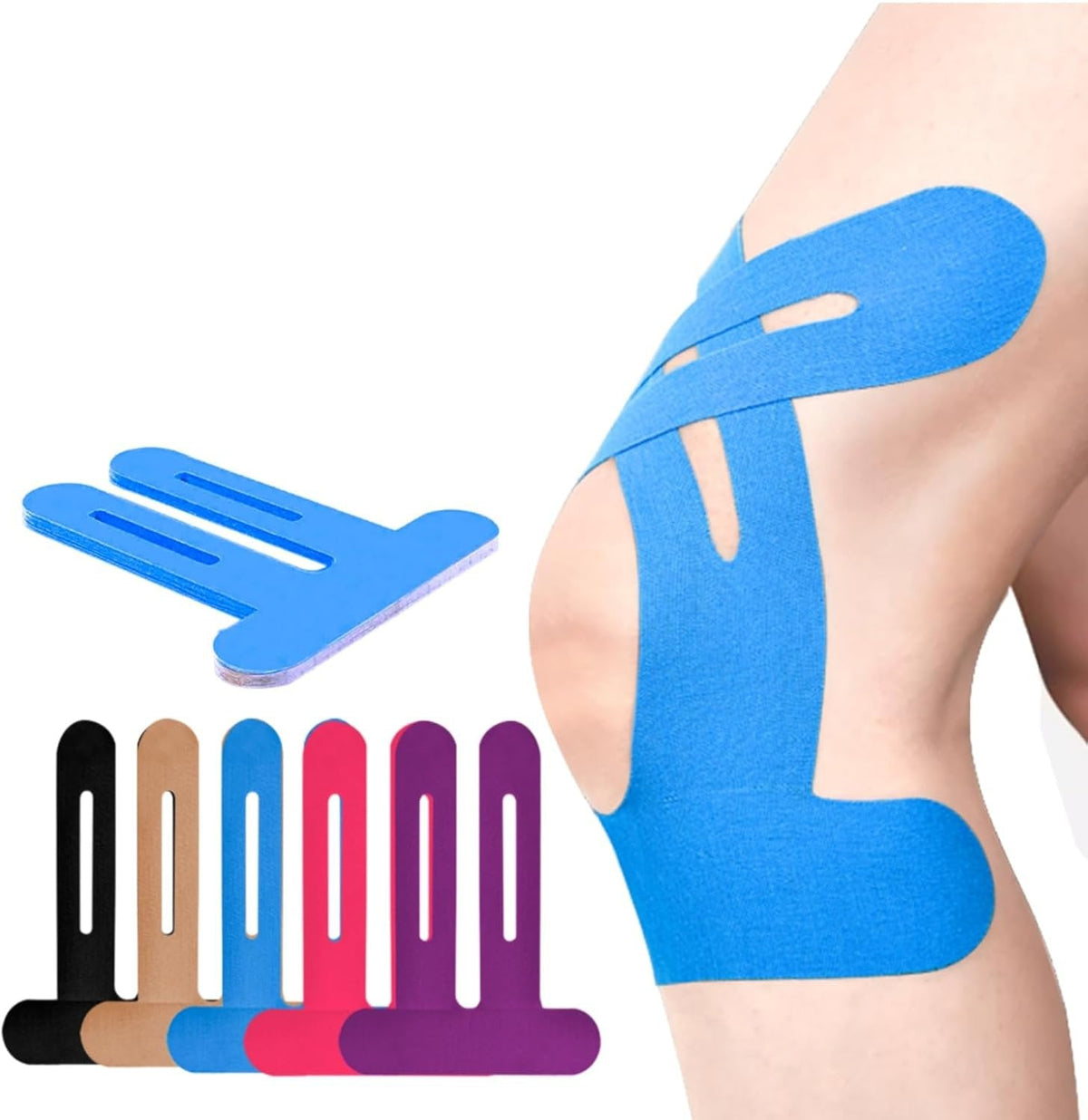 FlexiTape - Vorgeschnittenes kinesiologisches Knie-Tape