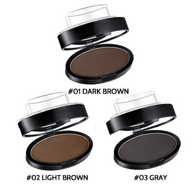 Browzique - Verstellbares Augenbrauenstempel-Set mit Winkel