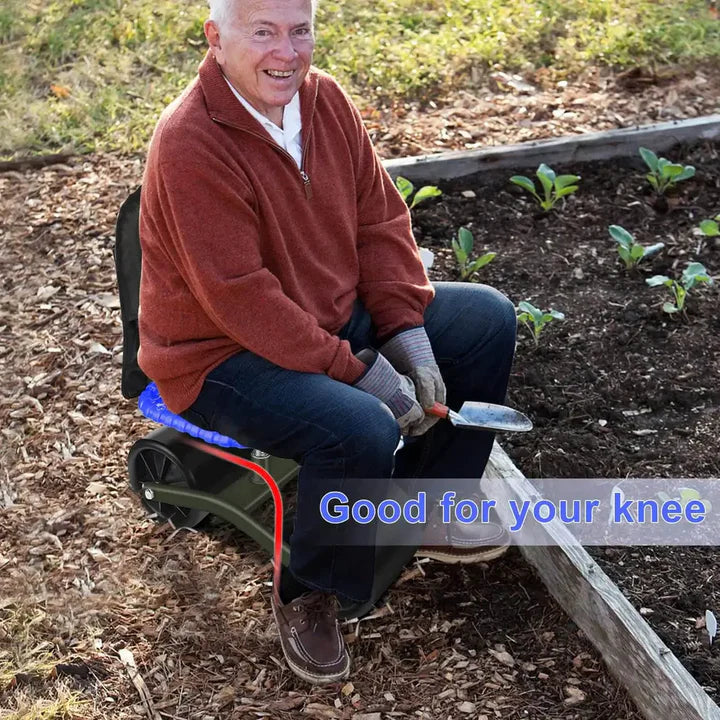 SpinSeat - Robuster rollbarer Gartensitz