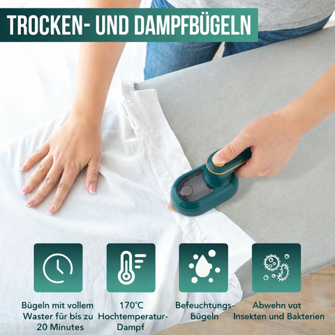 SteamGlide - Tragbarer Dampfglätter