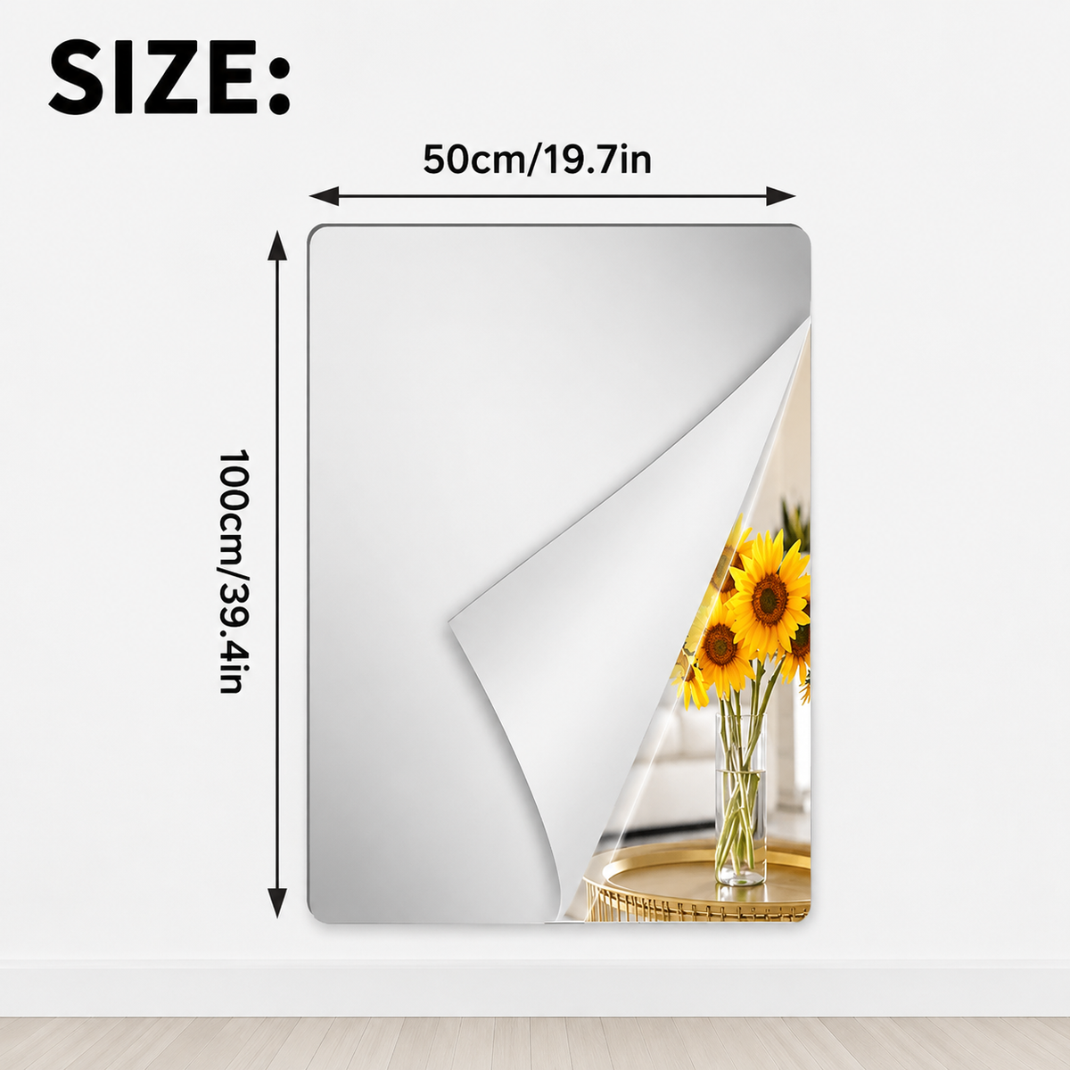 ReflectaWrap - Selbstklebende reflektierende Spiegelfolie