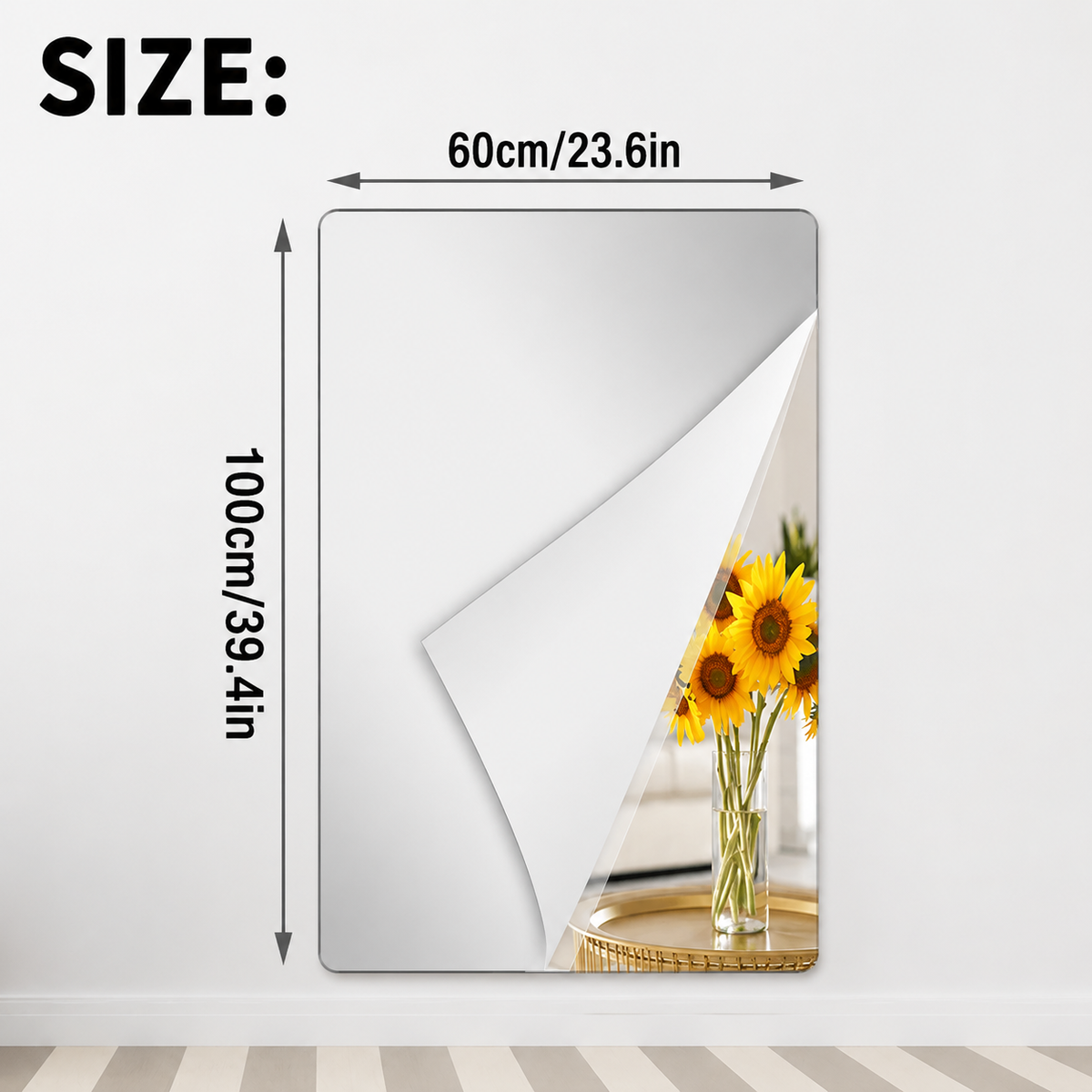 ReflectaWrap - Selbstklebende reflektierende Spiegelfolie