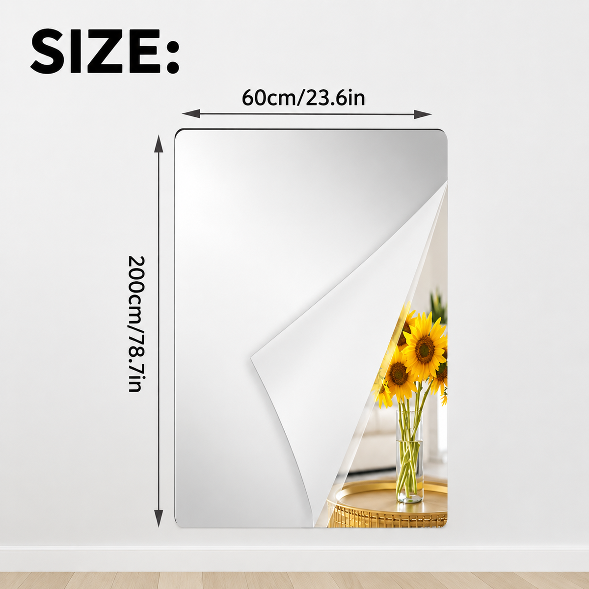 ReflectaWrap - Selbstklebende reflektierende Spiegelfolie