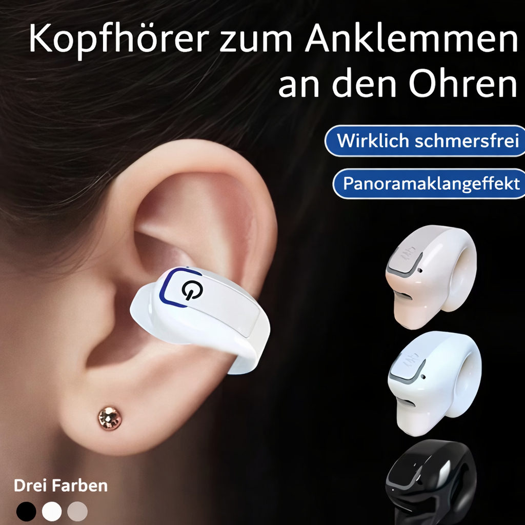 AeroClip - Kabellose Open-Ear-Clip-Ohrhörer