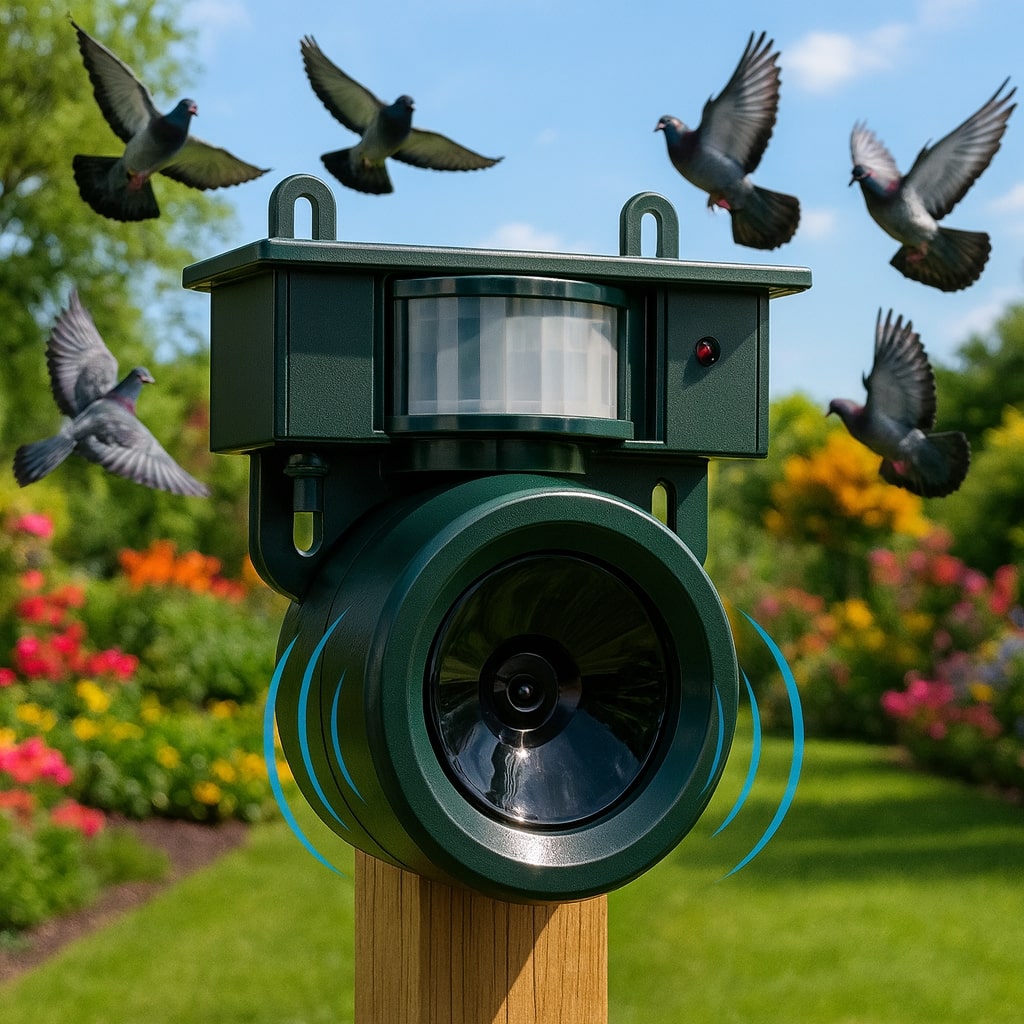 Corvidex - Solarbetriebenes tierschonendes Vogelabwehrgerät