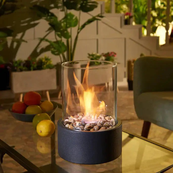 LuminaPit - Runde Tisch-Feuerstelle