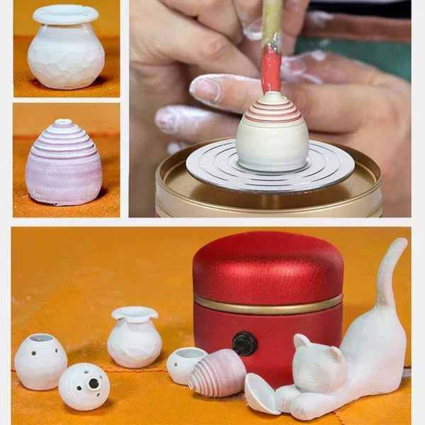 SpinCraft - Elektrische Mini-Töpferscheibe