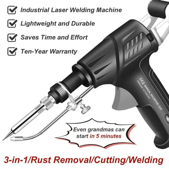 2-in-1 Laser Welding and Cutting Tool with Quick Heat-Up