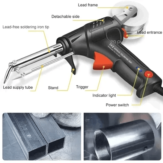 2-in-1 Laser Welding and Cutting Tool with Quick Heat-Up