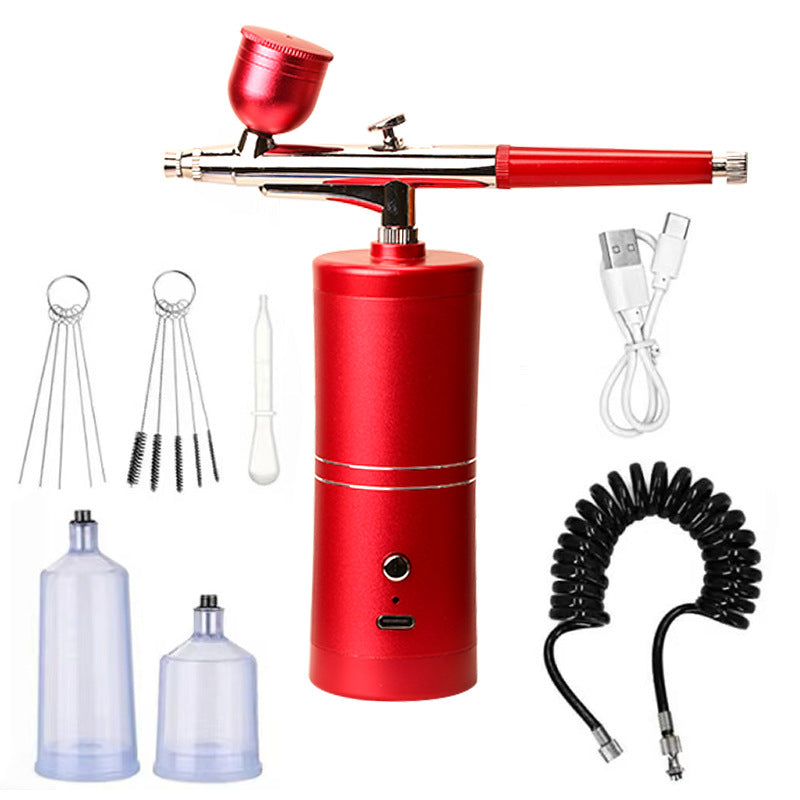 FluidJet - Kabelloses, wiederaufladbares Airbrush-Set