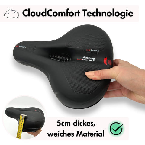 Ventyx - Ergonomischer, stoßabsorbierender Ersatz-Fahrradsattel