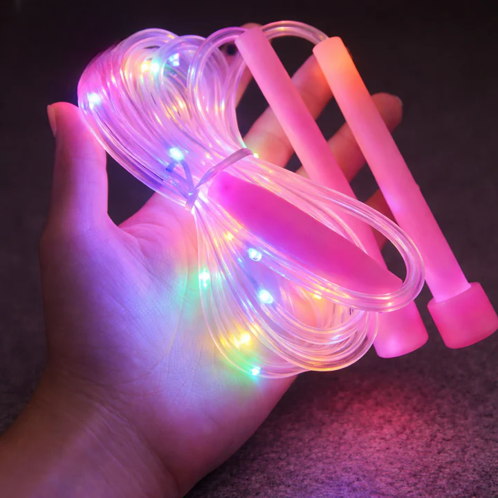Glowkip - Verstellbares LED-Springseil