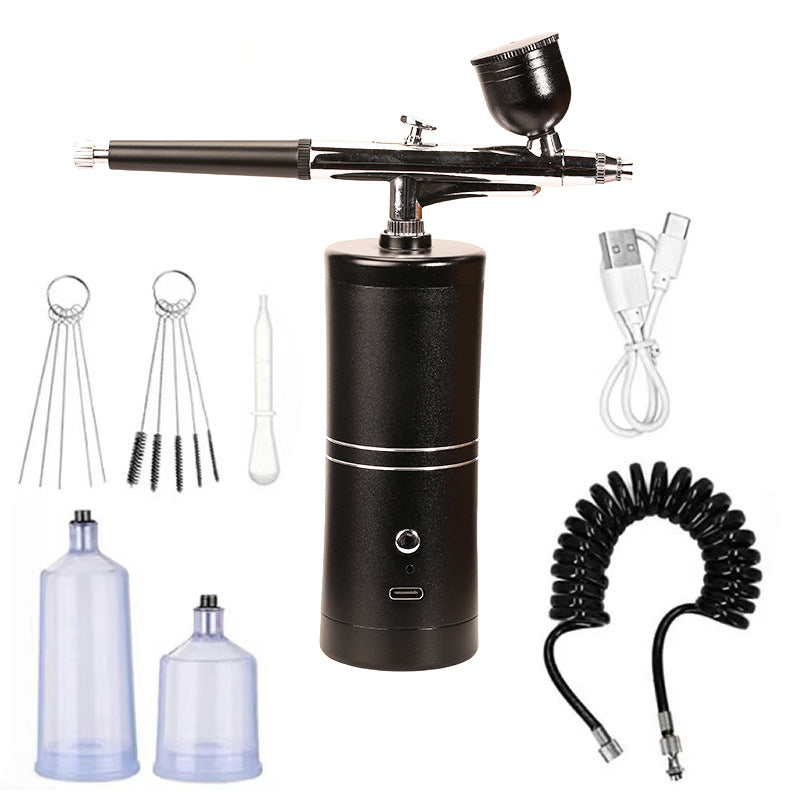 FluidJet - Kabelloses, wiederaufladbares Airbrush-Set