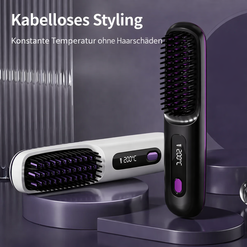 StyleBrush - Kabellose Haarglättungsbürste
