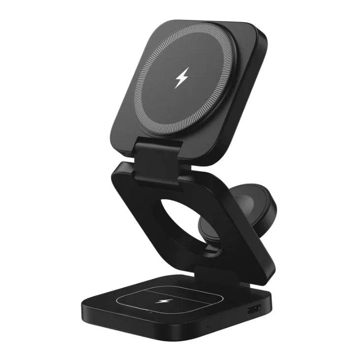 3-in-1 Foldable Magnetic Wireless Charging Station
