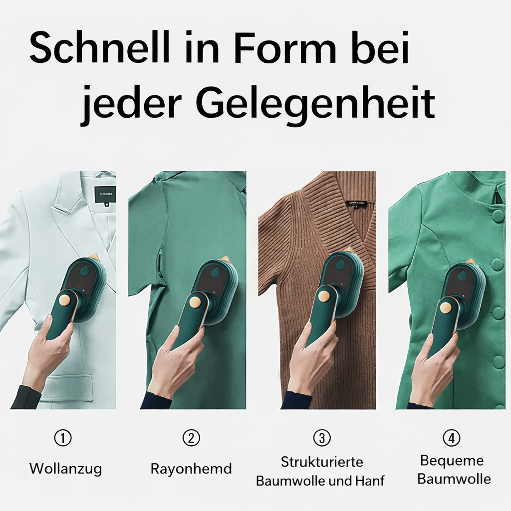 SteamGlide - Tragbarer Dampfglätter