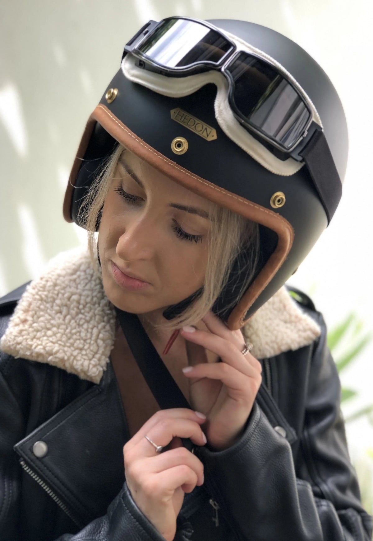 MotoVision - Motorradbrille im Vintage-Stil