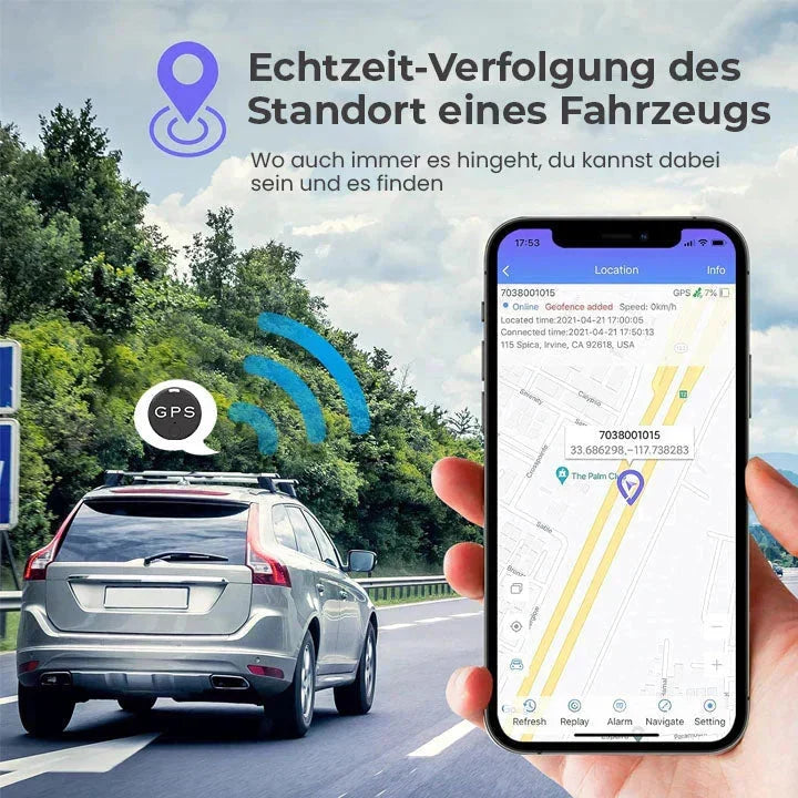 Trackify - Magnetischer GPS-Fahrzeugtracker mit Echtzeitortung