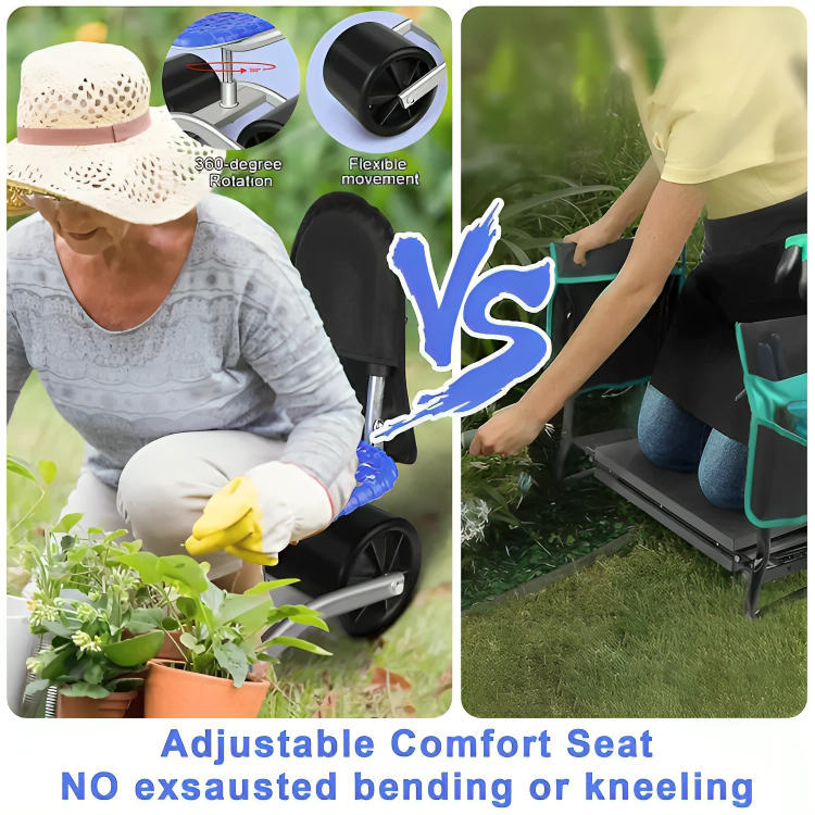 SpinSeat - Robuster rollbarer Gartensitz