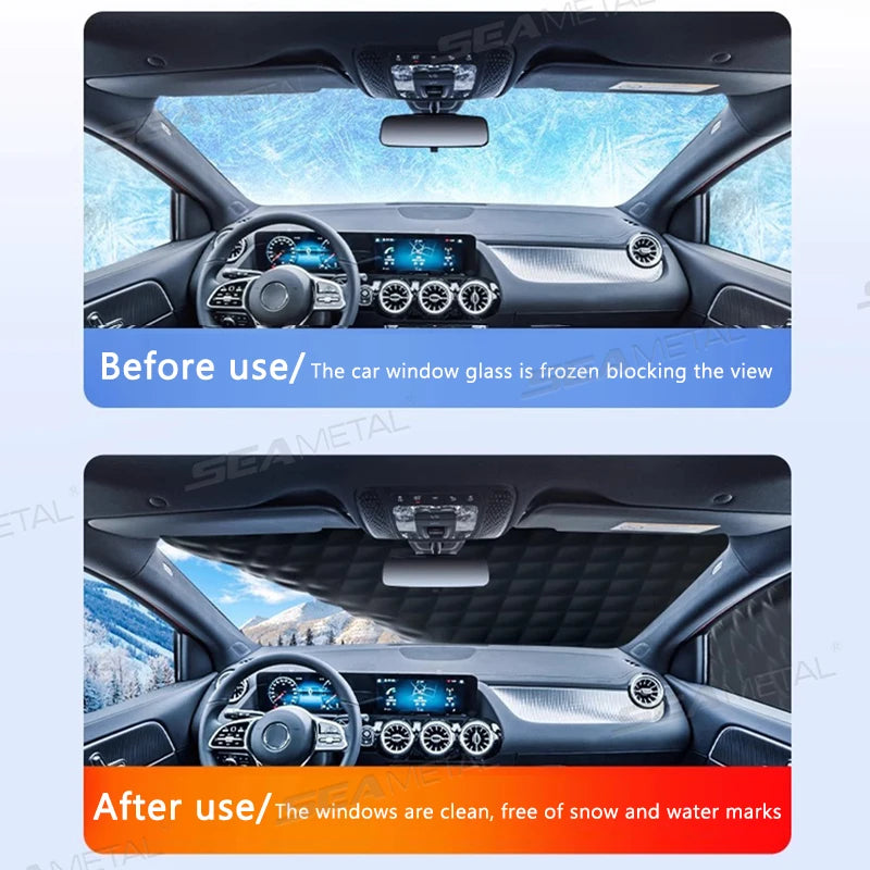 Wintrex - Gesteppte Ganzjahres-Autoscheibenabdeckung