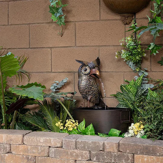 Faunatide - Skulpturaler Gartenbrunnen mit Tiermotiv