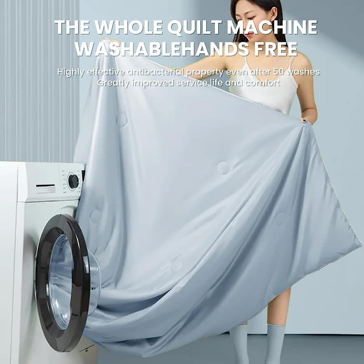 ChillQuilt - Leichte kühlende Sommerdecke