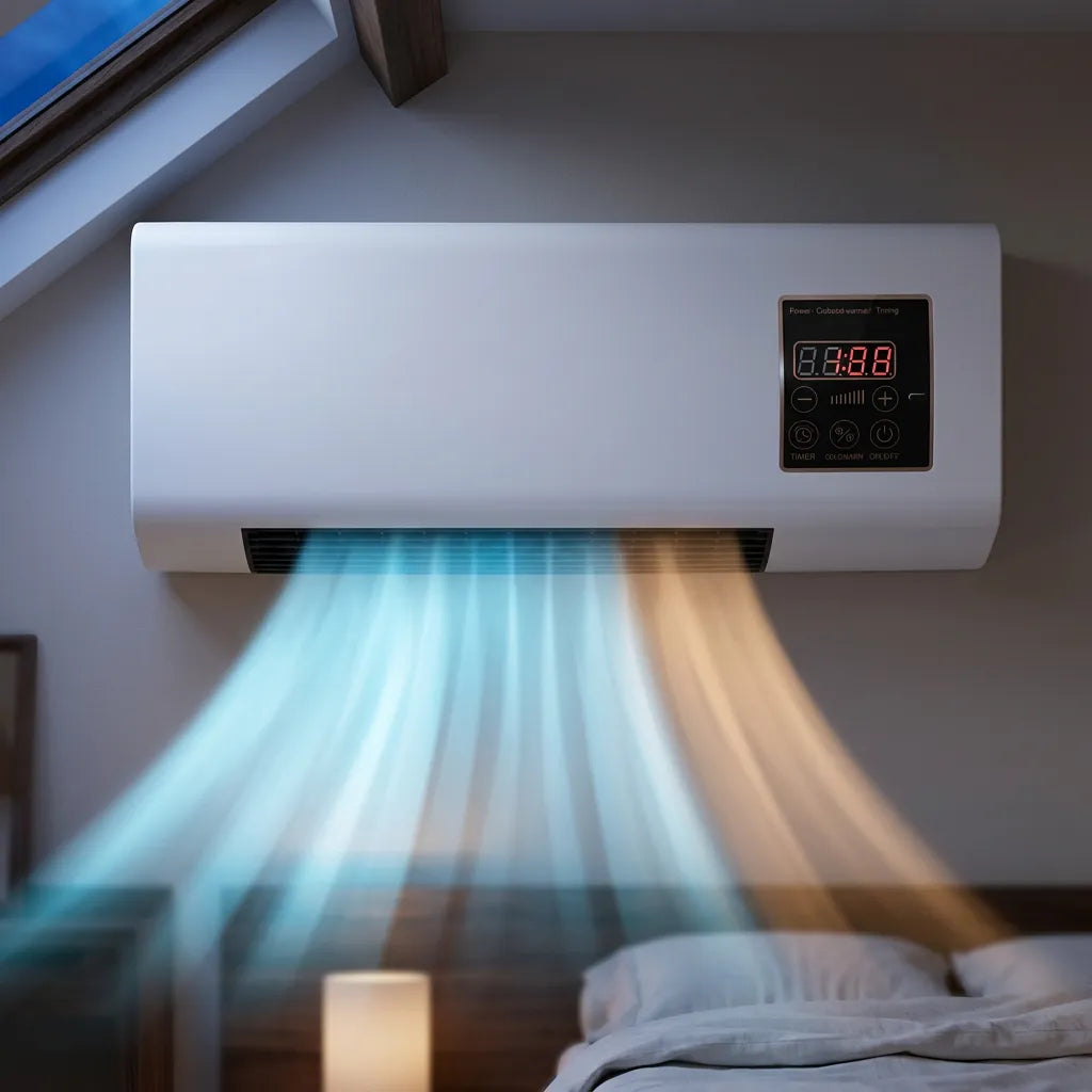 4-in-1 Ductless Wall-Mounted Air Conditioner with Timer
