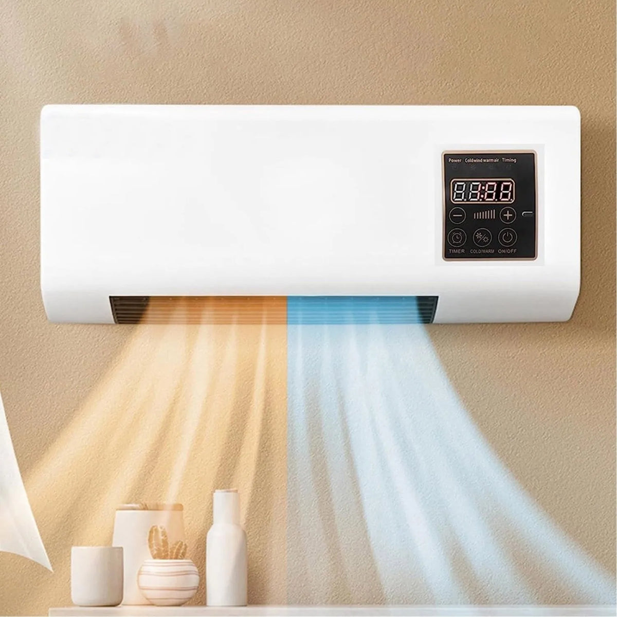 4-in-1 Ductless Wall-Mounted Air Conditioner with Timer