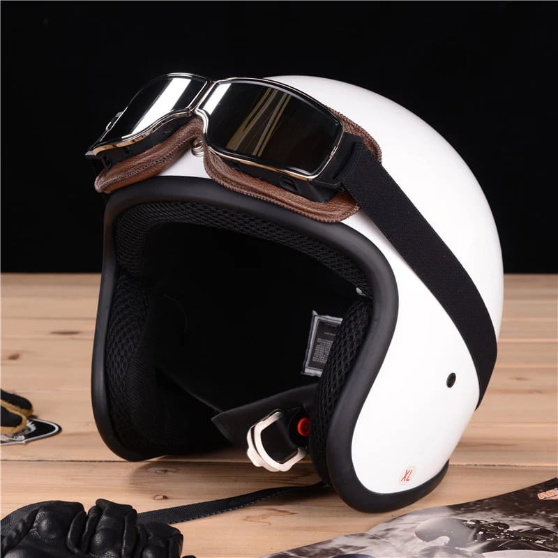 MotoVision - Motorradbrille im Vintage-Stil