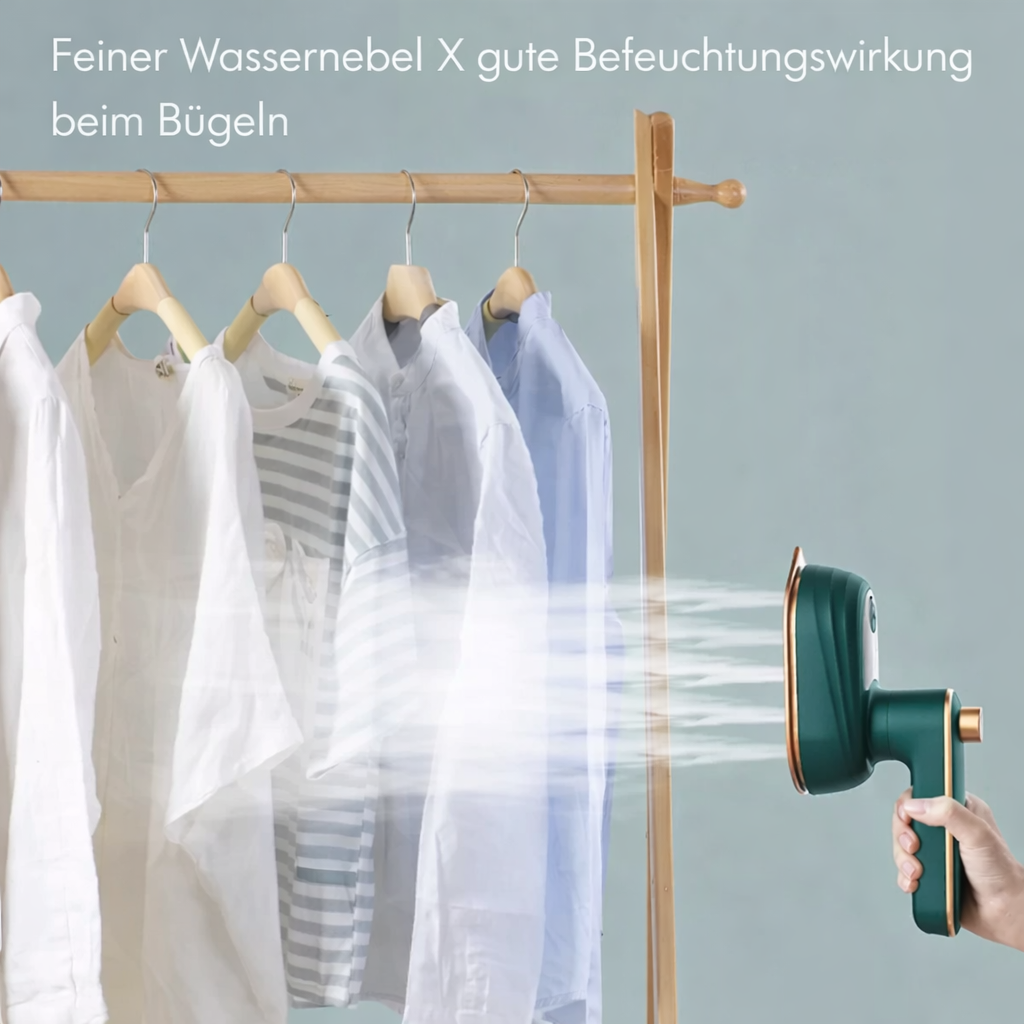 SteamGlide - Tragbarer Dampfglätter