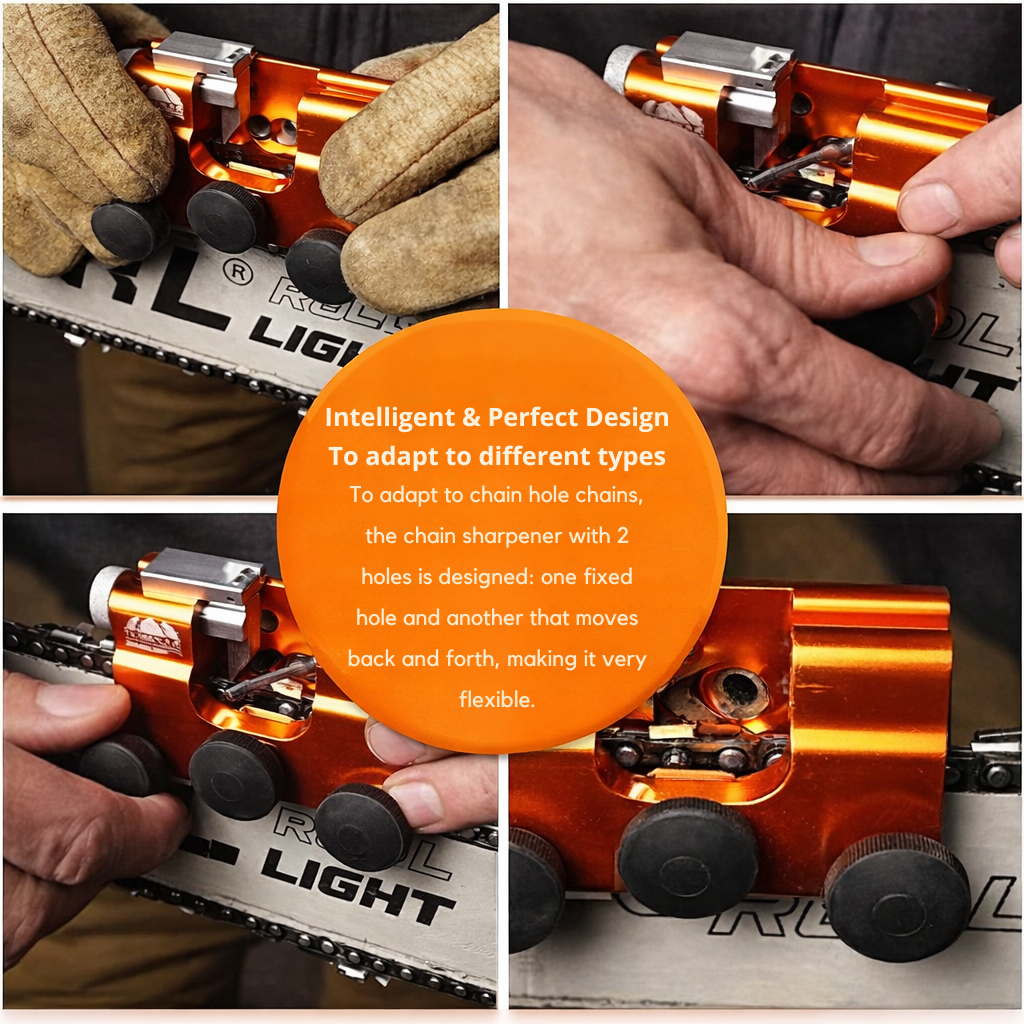 EdgeGrind - Manueller Kettenschärfer für Kettensägen