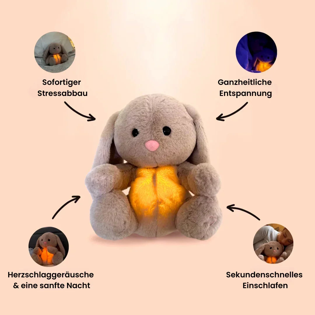SnuggleBunny - Weiches Plüschtier mit Atembewegung