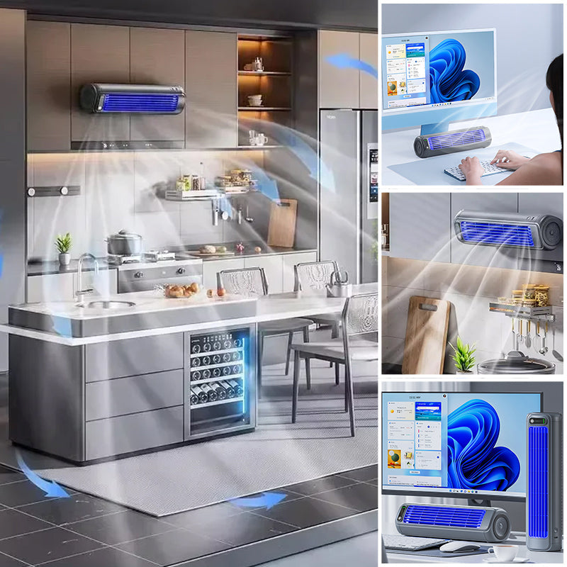Novavent - Tragbarer wiederaufladbarer Turmventilator