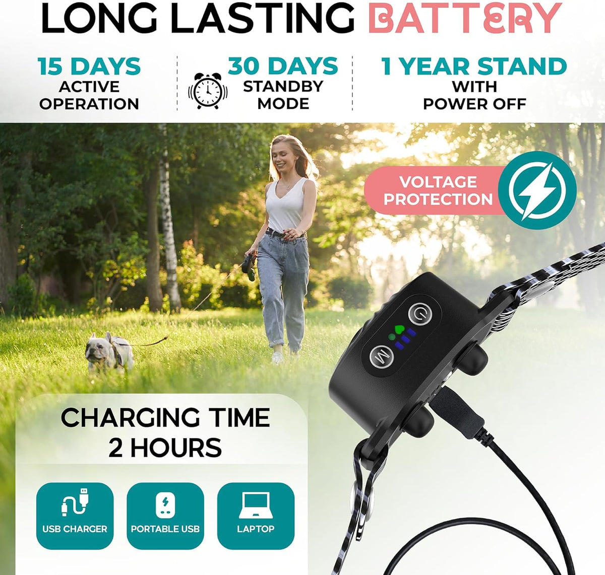 BarkSense - Vibrationshalsband für Hunde