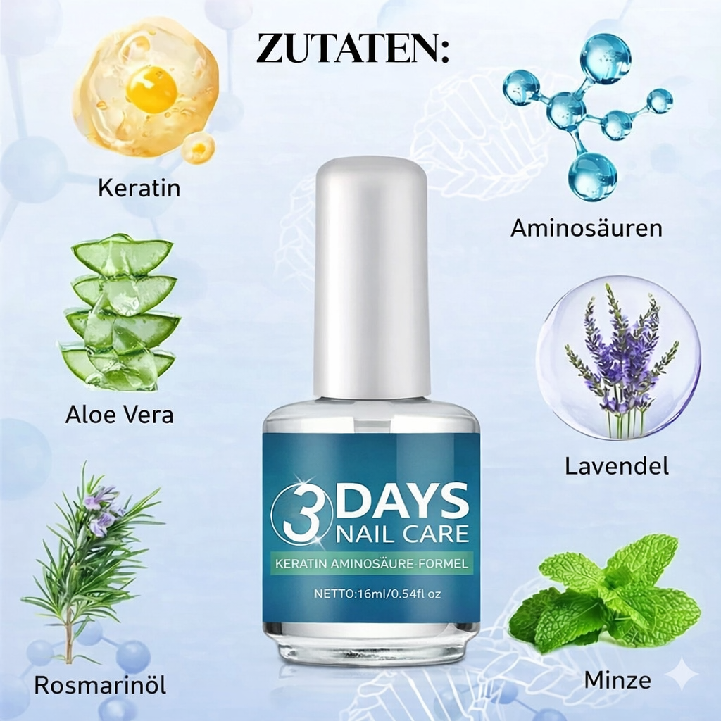 Fortinail - Transparenter glänzender Nagelhärter