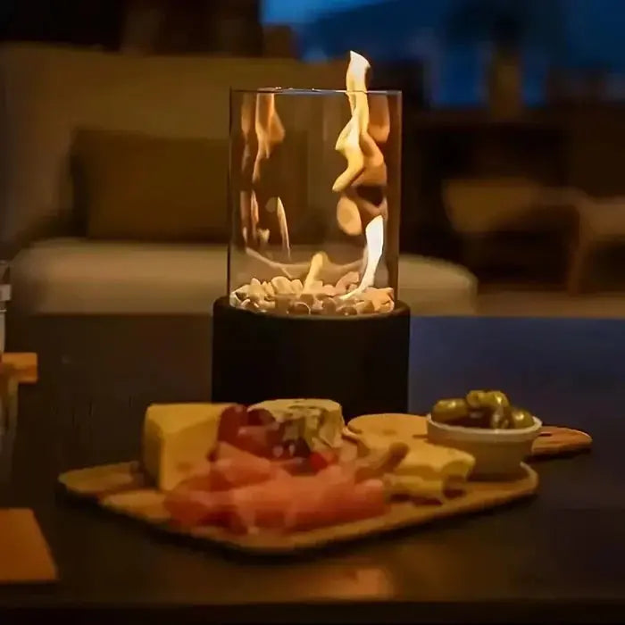 LuminaPit - Runde Tisch-Feuerstelle