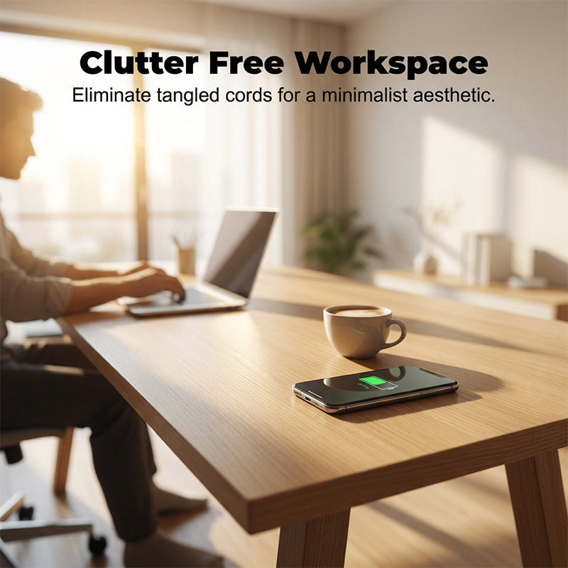 StealthCharge - Unsichtbares kabelloses Ladegerät für unter den Schreibtisch