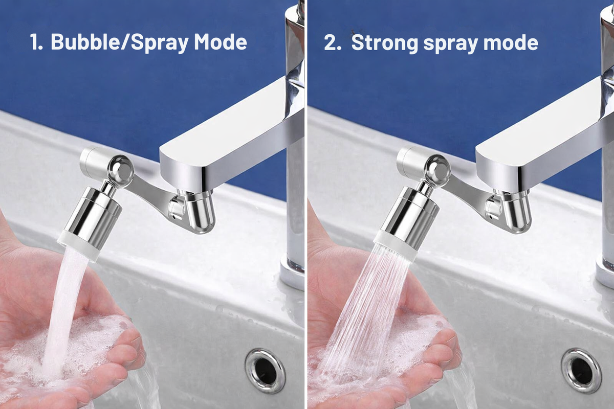 Swivelix - Flexibler Verlängerungsaufsatz für Wasserhähne