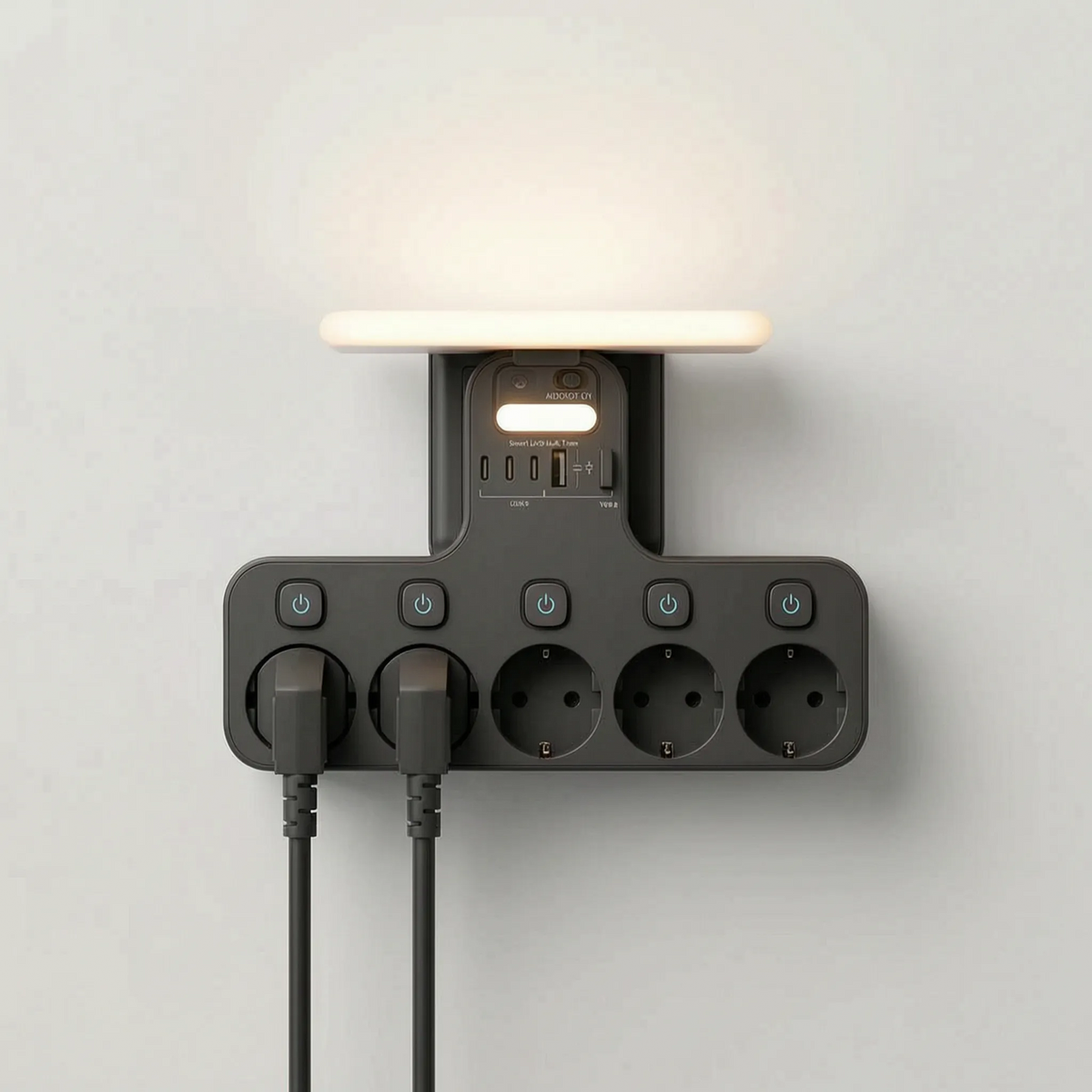 PowerNode – An der Wand montierte Steckdosenleiste