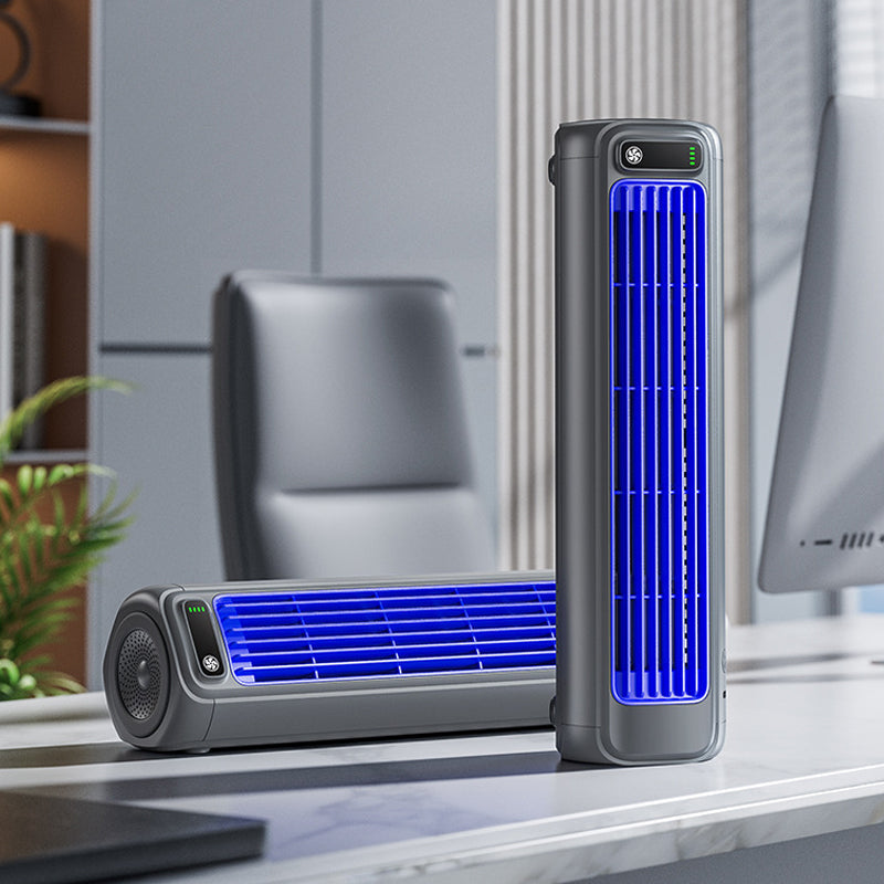 Novavent - Tragbarer wiederaufladbarer Turmventilator