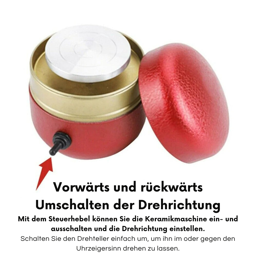 SpinCraft - Elektrische Mini-Töpferscheibe