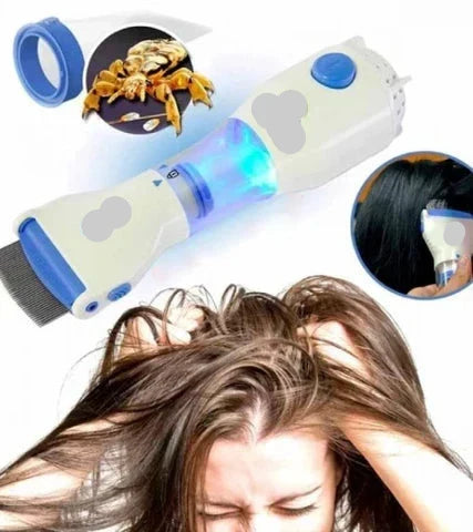 NitClear - Elektrischer Läusekamm mit Vakuumfunktion