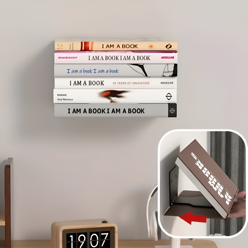 HoverStack - Unsichtbares schwebendes Bücherregal