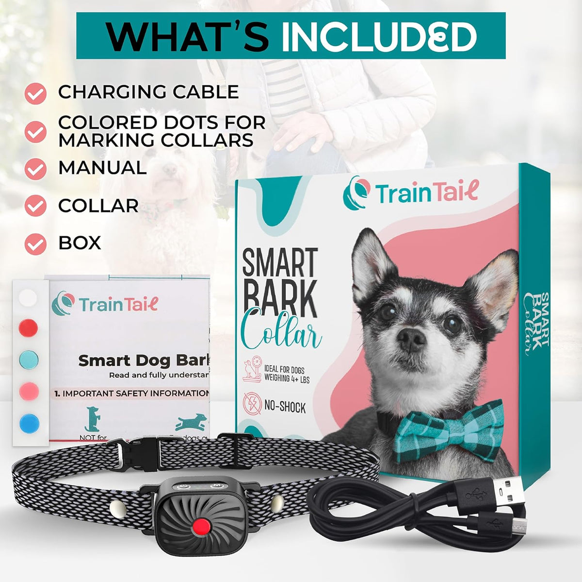 BarkSense - Vibrationshalsband für Hunde