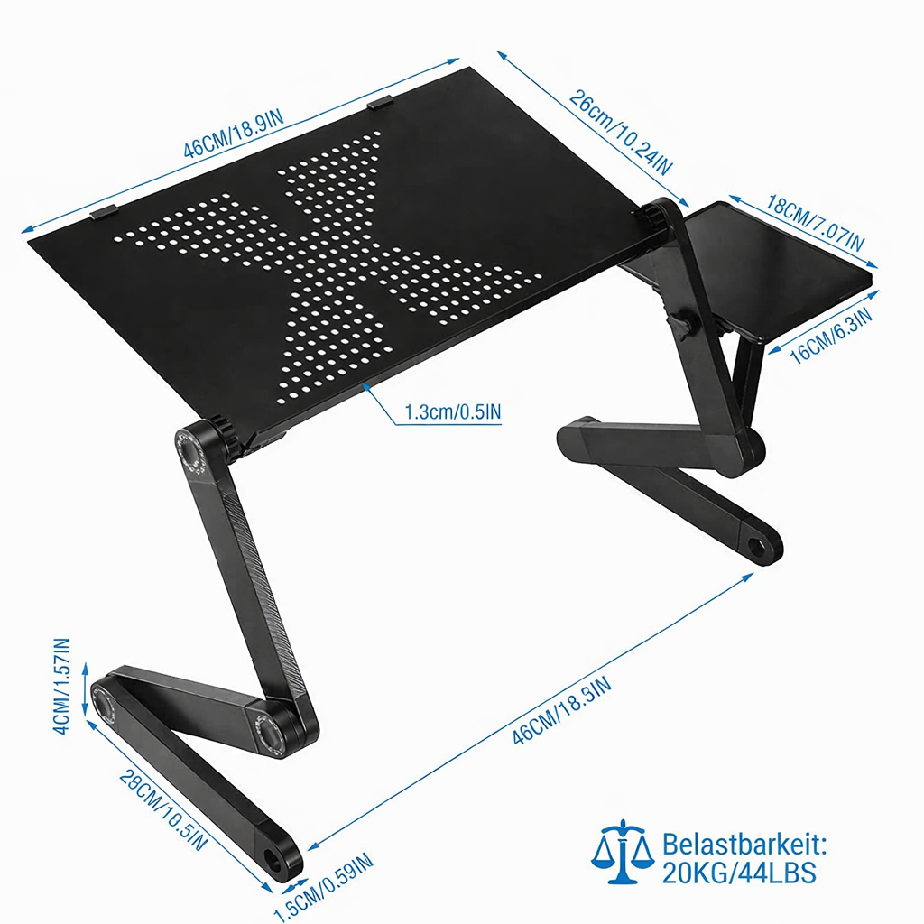 Elevata - Verstellbarer Laptopständer mit Gelenken