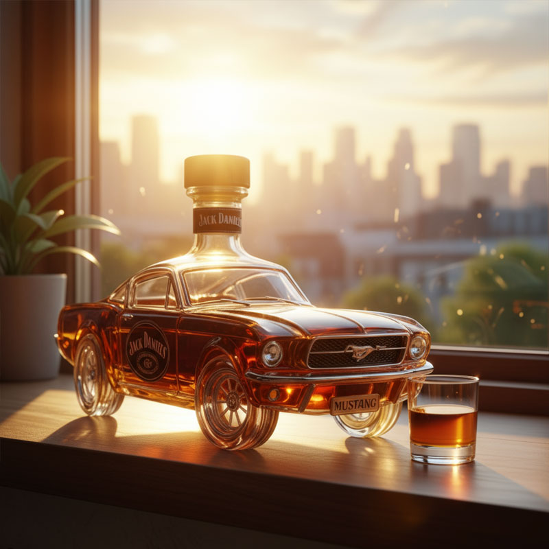 AutoDecant - Whisky-Dekanter in klassischer Autoform