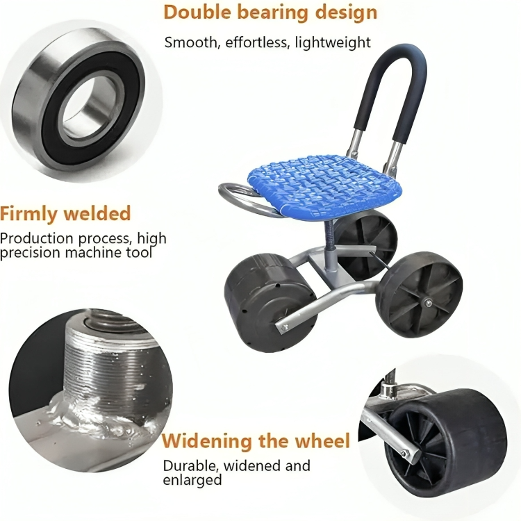 SpinSeat - Robuster rollbarer Gartensitz