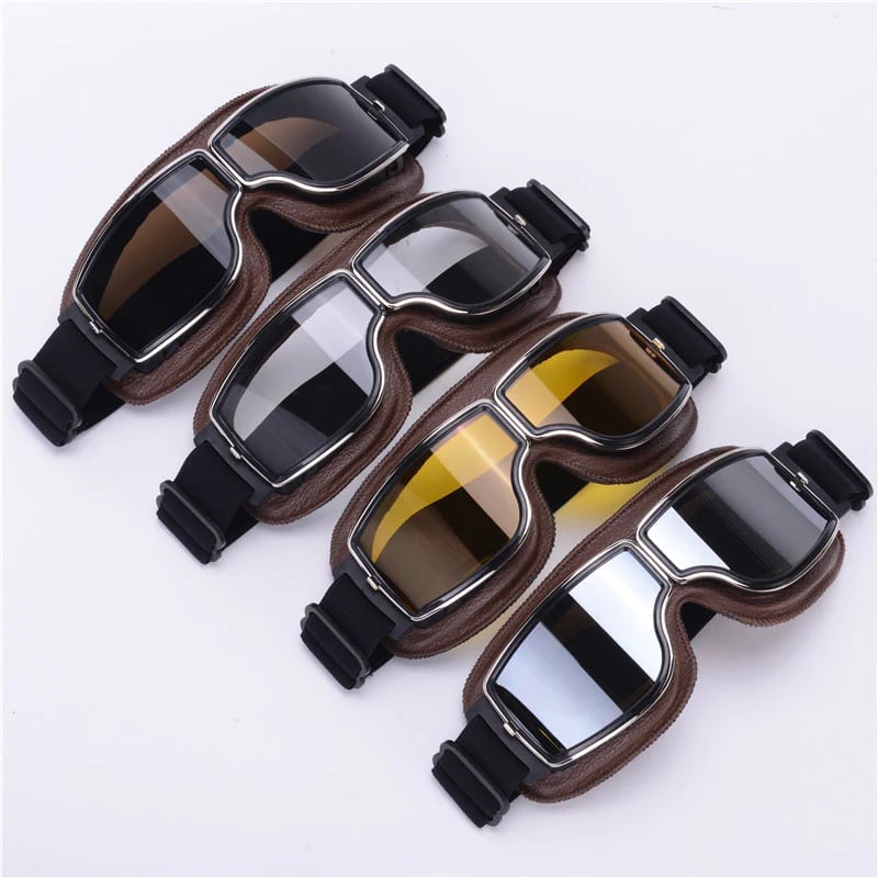 MotoVision - Motorradbrille im Vintage-Stil